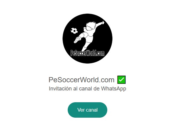 PeSoccerWorld ya tiene canal oficial en WhatsApp