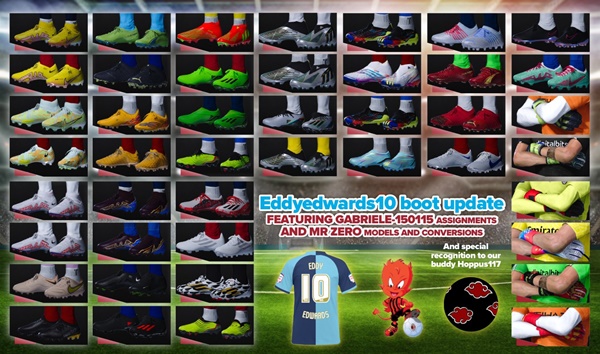 Addon Boot Pack PES 2021 - by eddyedwards19