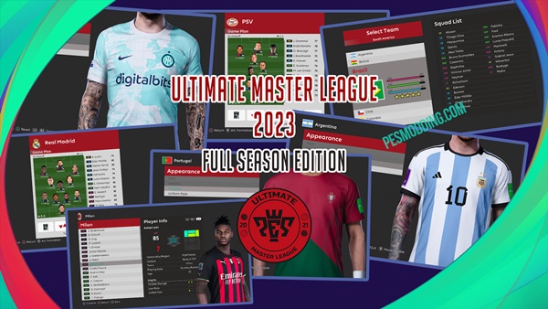 PES 2021 Ultimate Master League 2023 Full Season Edition Patch