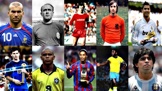 Los mejores jugadores de fútbol de todos los tiempos 